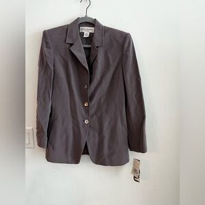 Rena Rowan Women’s Petite Blazer Size 10P Taupe NWT Timeless